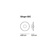 Ginger 32 c joan gaspar marset ginger 32 c a662 146 luminaire lighting design signed 29671 thumb