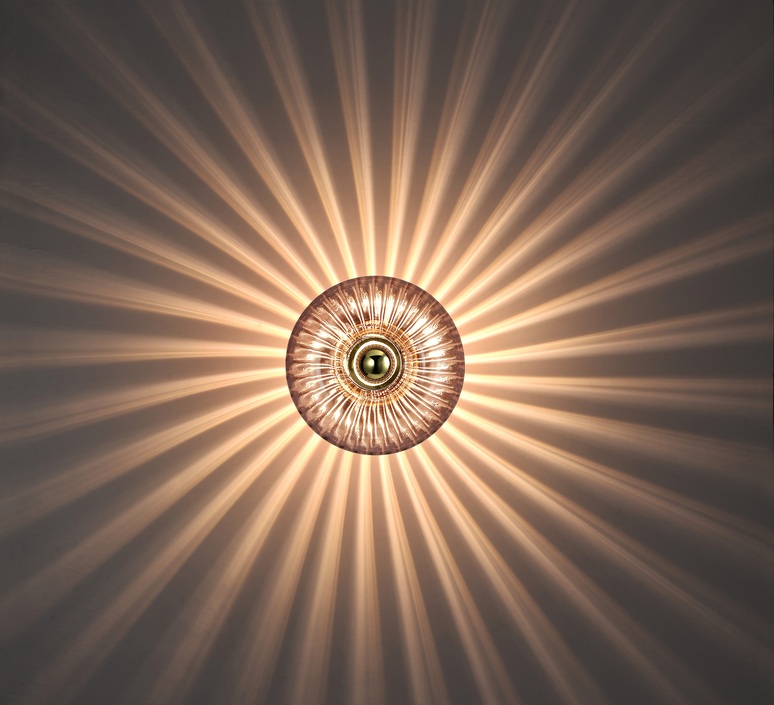 Applique murale, GRACE, améthyste, Ø28cm, H14cm Elements Lighting Luminaires Nedgis