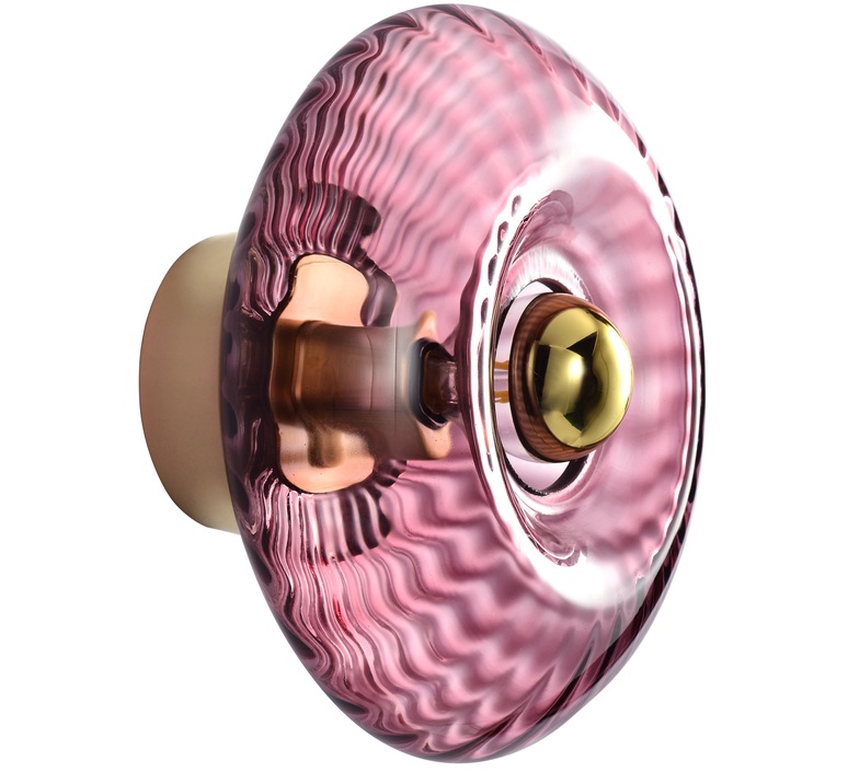 Applique murale, GRACE PETITE, améthyste, Ø20cm, H12,5cm Elements Lighting Luminaires Nedgis