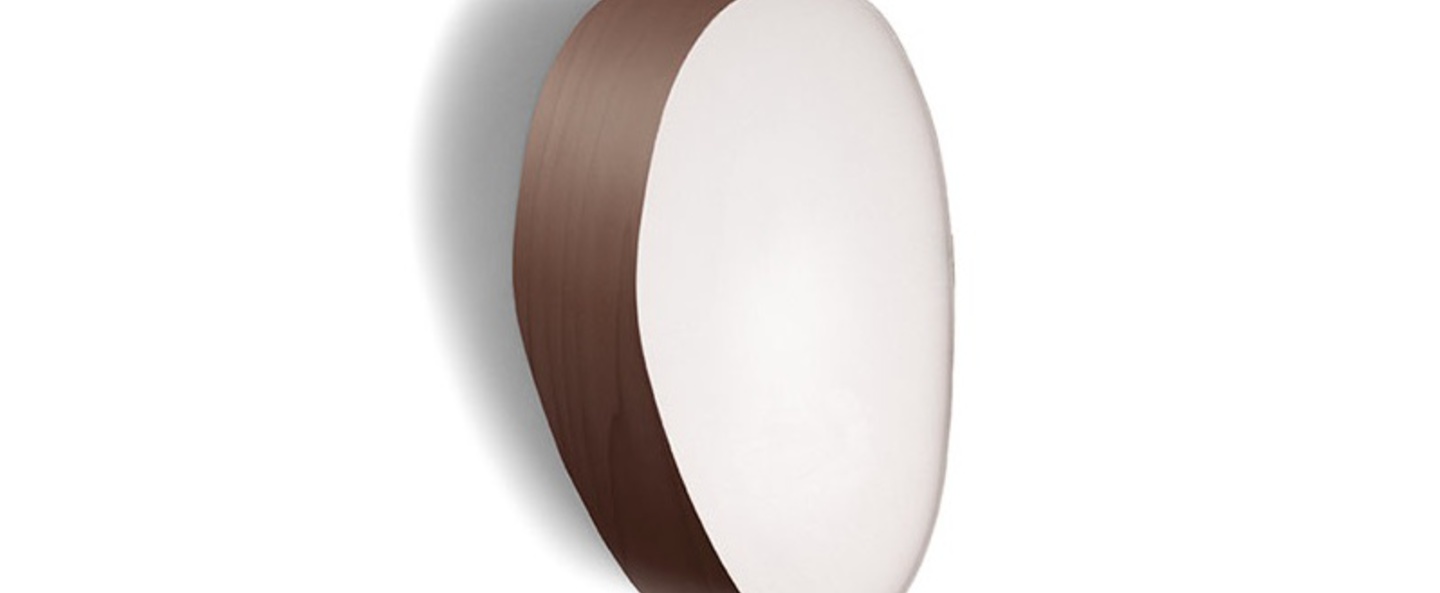 Applique murale guijarros 2a chocolat led h29cm l19cm lzf normal