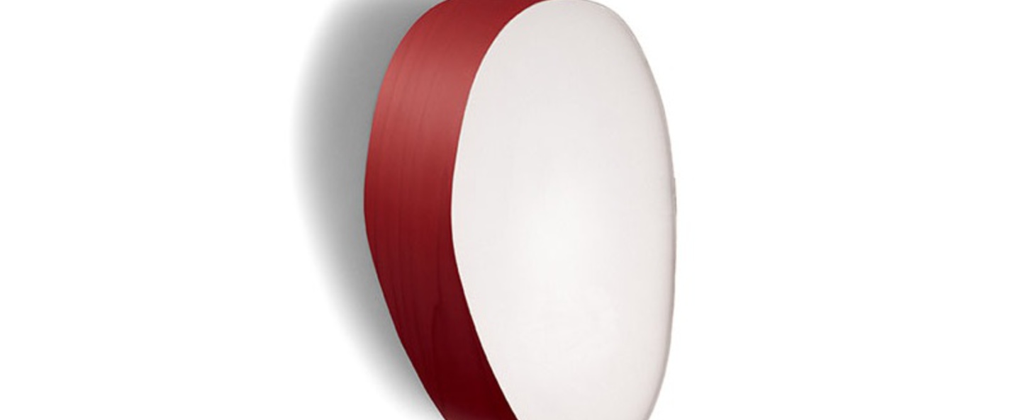 Applique murale guijarros 2a rouge led h29cm l19cm lzf normal