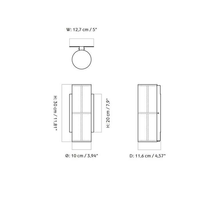 Hashira studio norm architects applique murale wall light  menu 1506699  design signed nedgis 151557 product