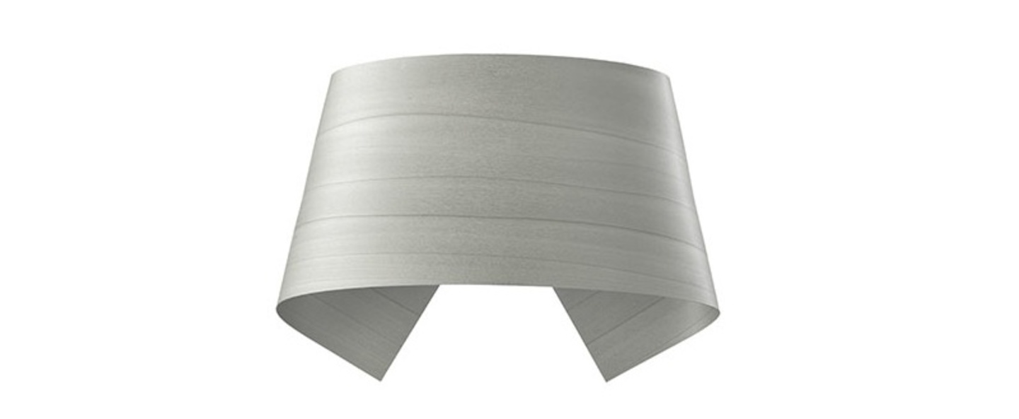 Applique murale hi collar a gris led h16cm l26cm lzf normal