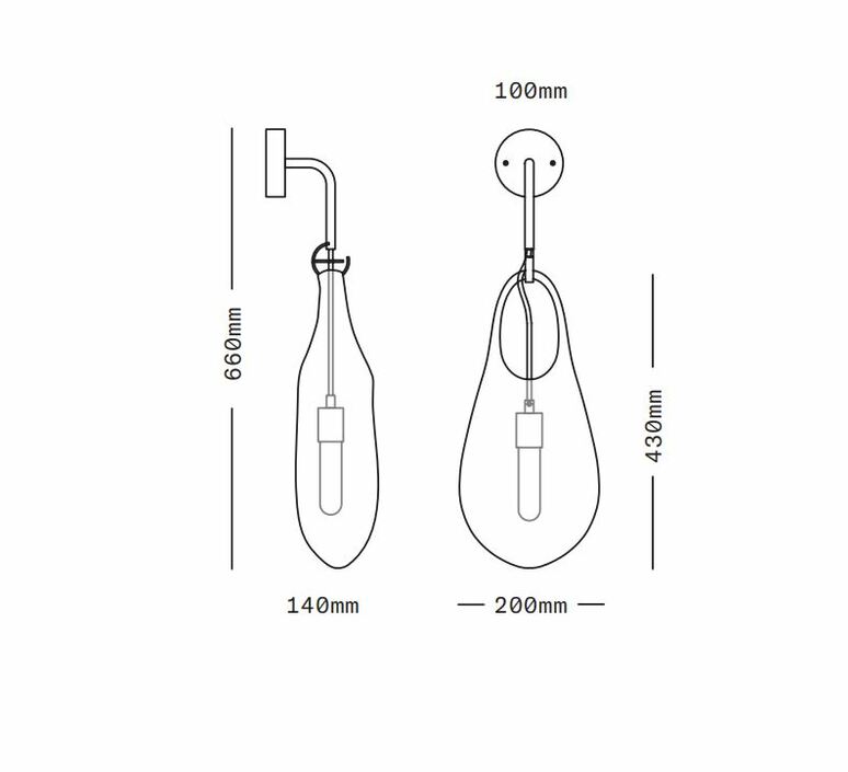 Hold 18 karen gilbert et paul pavlak applique murale wall light  sklo studio lt261nblbb  design signed nedgis 169275 product