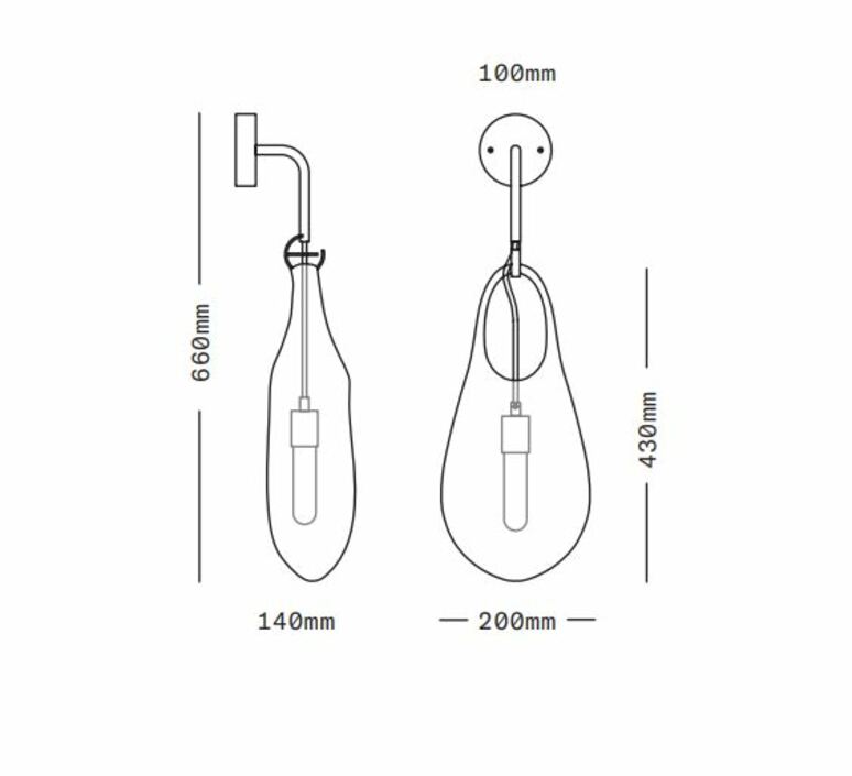 Hold 18 karen gilbert et paul pavlak applique murale wall light  sklo studio lt261smkbb  design signed nedgis 169462 product