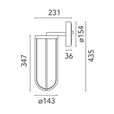 In vitro philippe starck applique murale wall light  flos f018b22a001  design signed nedgis 142549 thumb