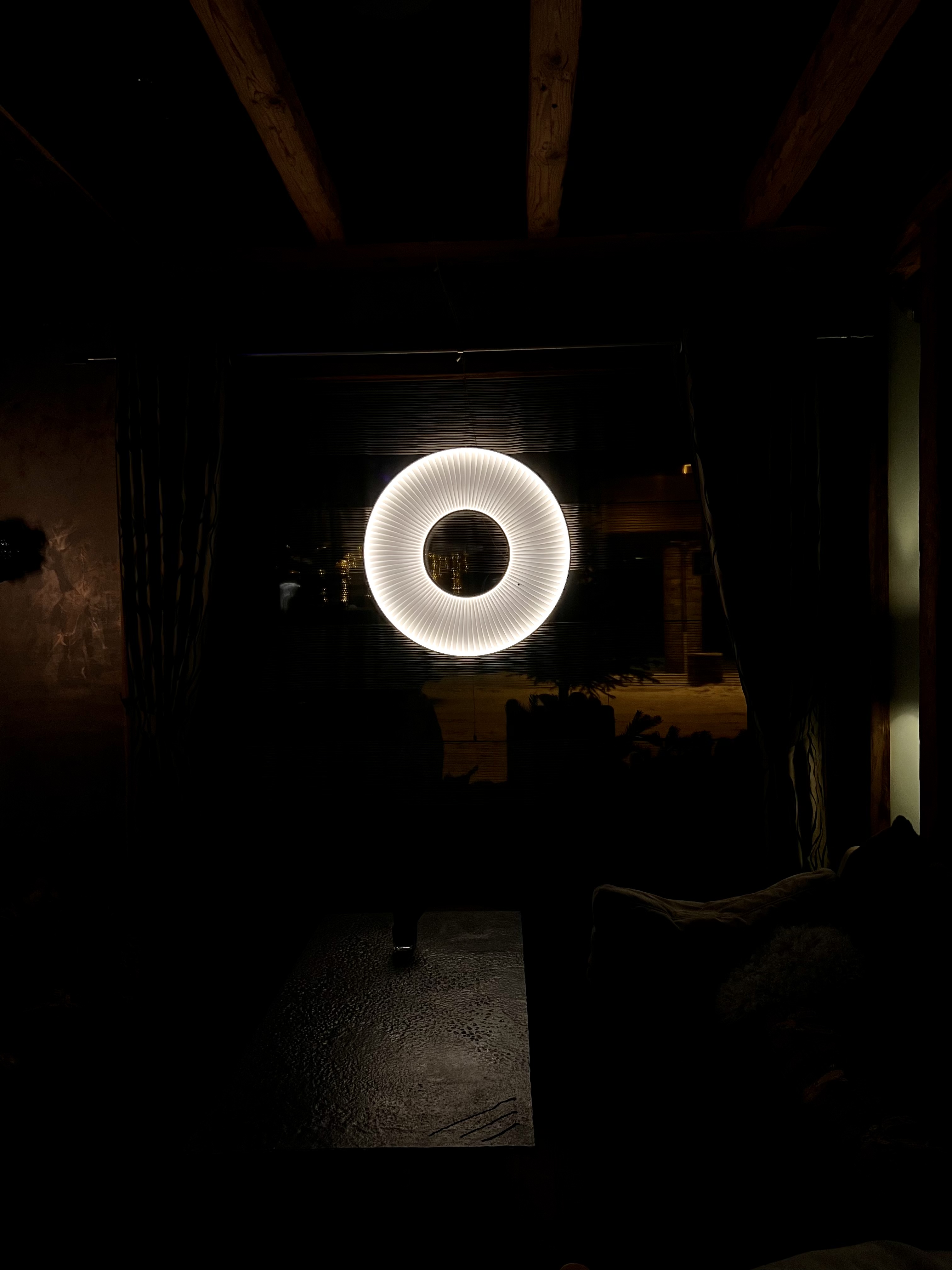 Applique murale, Iris H684, blanc, LED, dim, 2700K, 4500 lm, Ø70cm