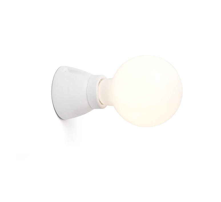 Wall Light Kera White O7 4cm L6 2cm Faro Nedgis Lighting