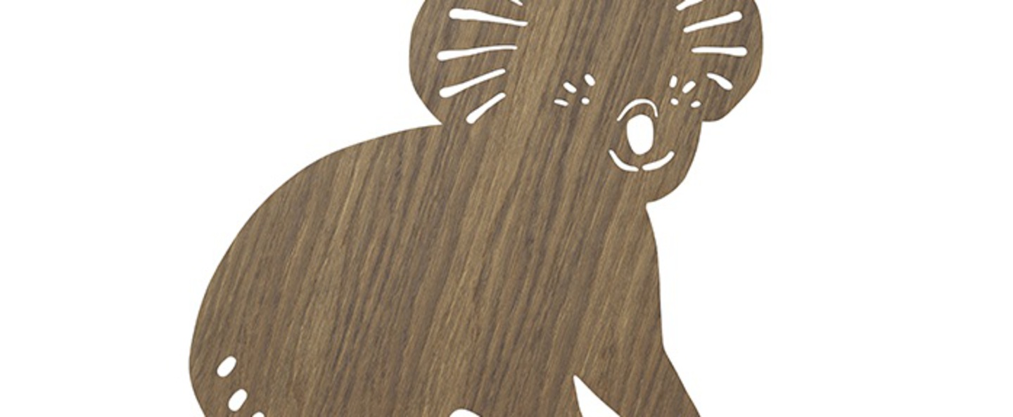 banner-image Applique murale koala lamp chene l30 41cm h34cm ferm living normal