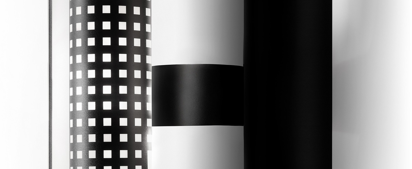 banner-image Applique murale la lollo noir et blanc l27cm h31 4cm slamp normal