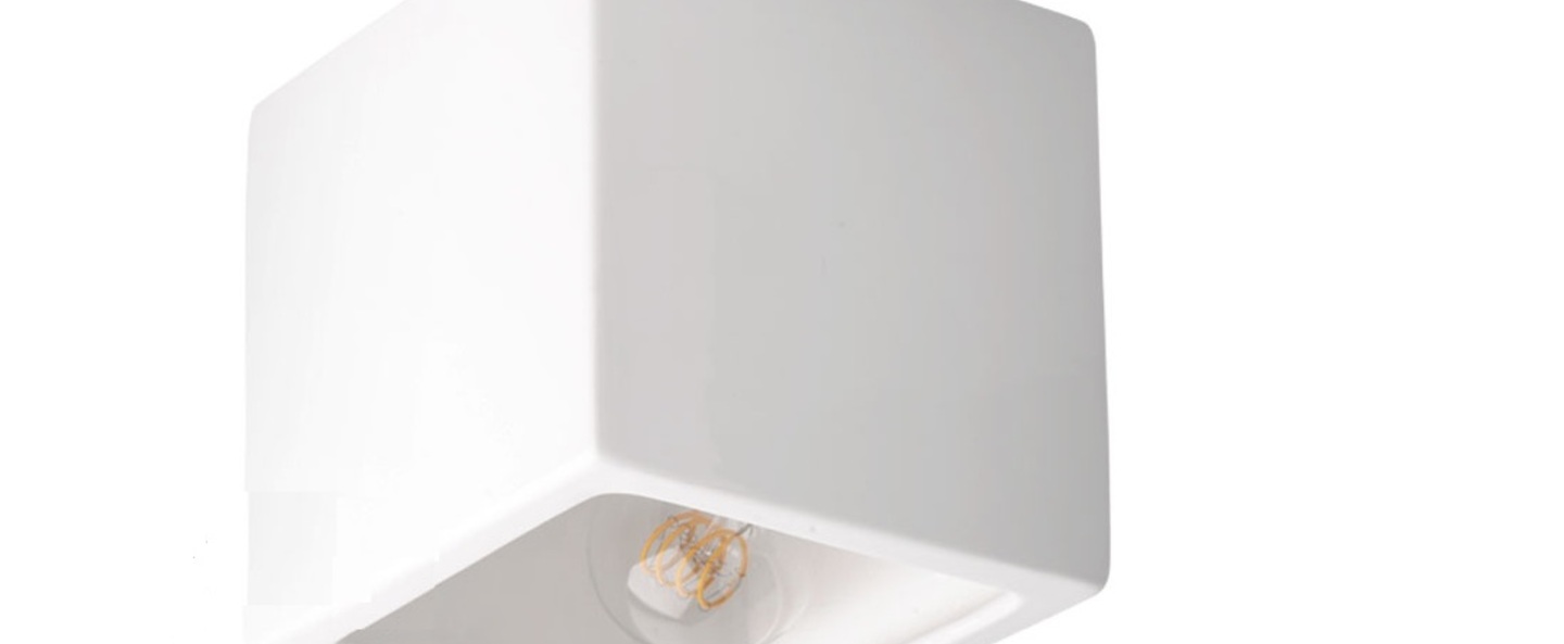 banner-image Applique murale lampe en ceramique blanc l15 5cm h15 5cm zangra normal