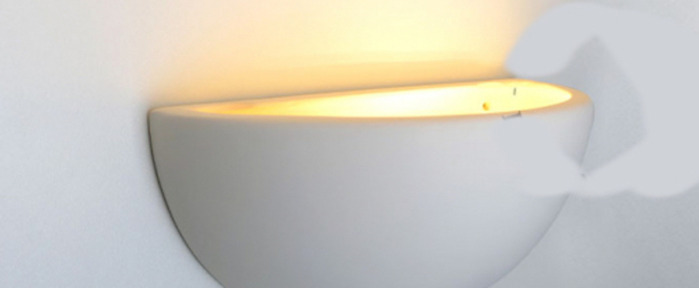 banner-image Applique murale lampe en ceramique blanc l25cm h13cm zangra normal
