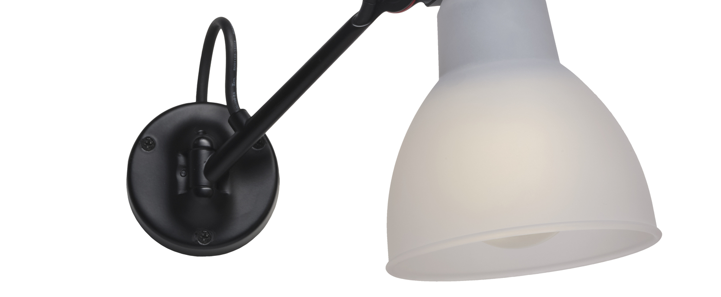 Applique murale lampe gras n 104 salle de bain cli blanc ip44 l15 3cm h18 9cm dcw editions paris normal