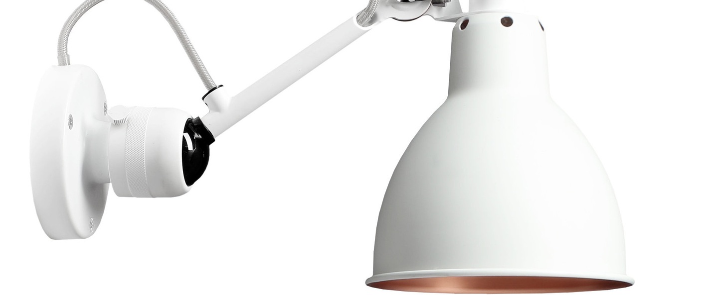 banner-image Applique murale lampe gras n 304 blanc cuivre l14cm h14cm dcw editions normal