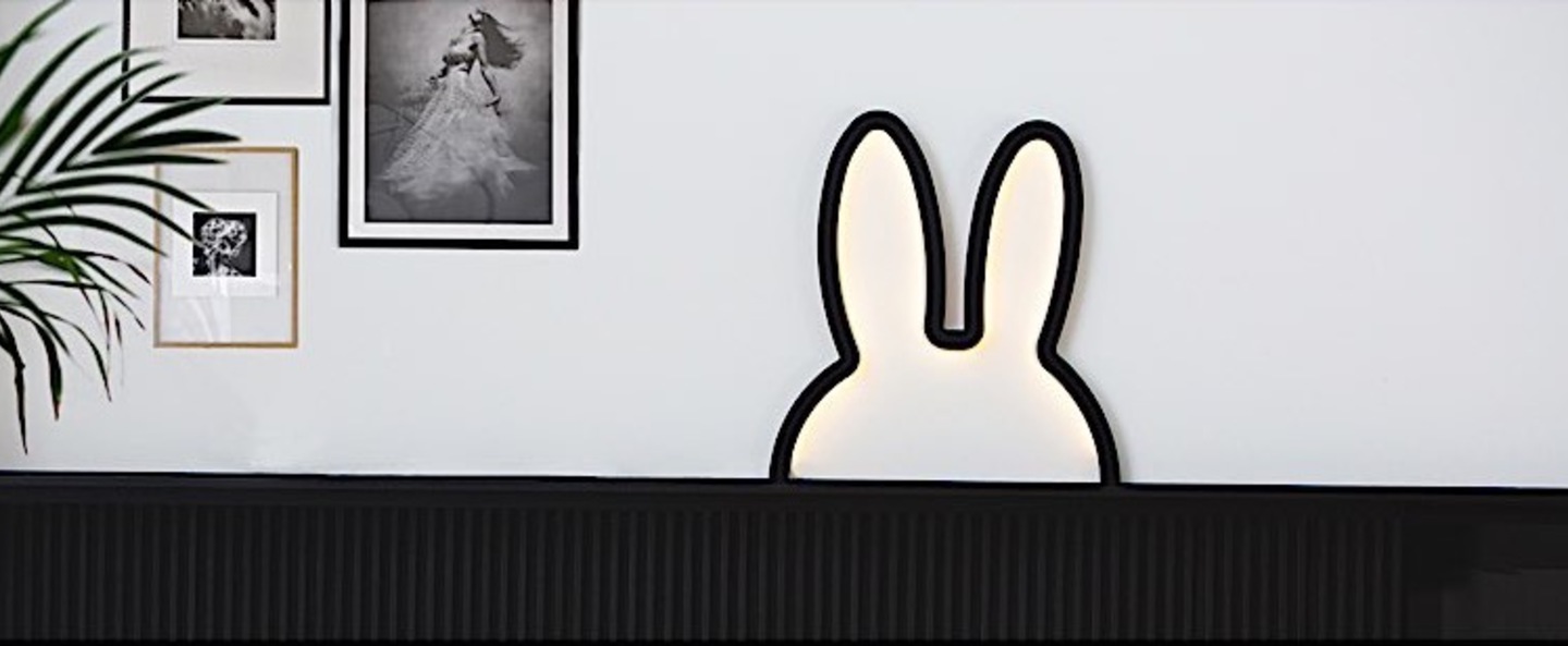 banner-image Applique murale lapin nijn wooden wall art noir led l38cm h40cm atelier pierre normal
