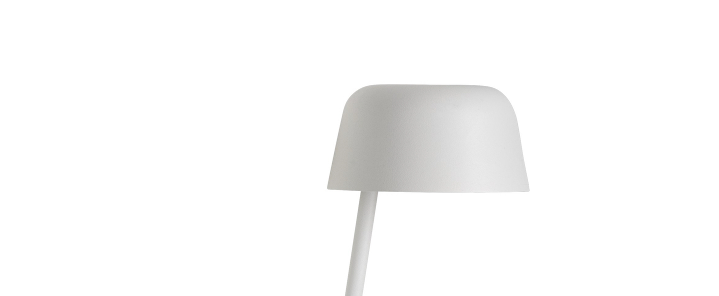 Applique murale lean blanc led l16 4cm h31cm muuto normal