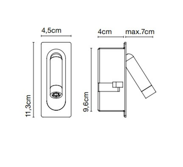 Ledtube mini quel designer  applique murale  marset a622 155  design signed nedgis 187066 product