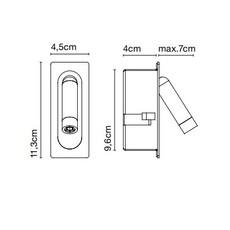 Ledtube mini quel designer  applique murale  marset a622 155  design signed nedgis 187066 thumb