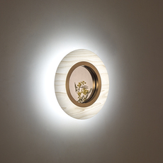 Lens circular mut design applique murale wall light  lzf lens cr a gd led dim0 10v 20  design signed nedgis 99490 thumb