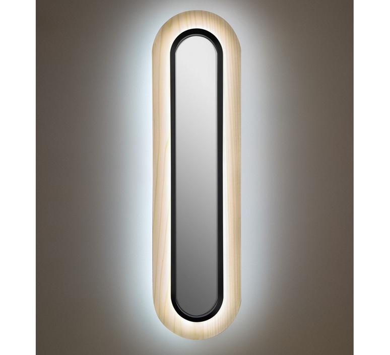 Lens superoval mut design applique murale wall light  lzf lens sov a bk led dim0 10v 20  design signed nedgis 98265 product