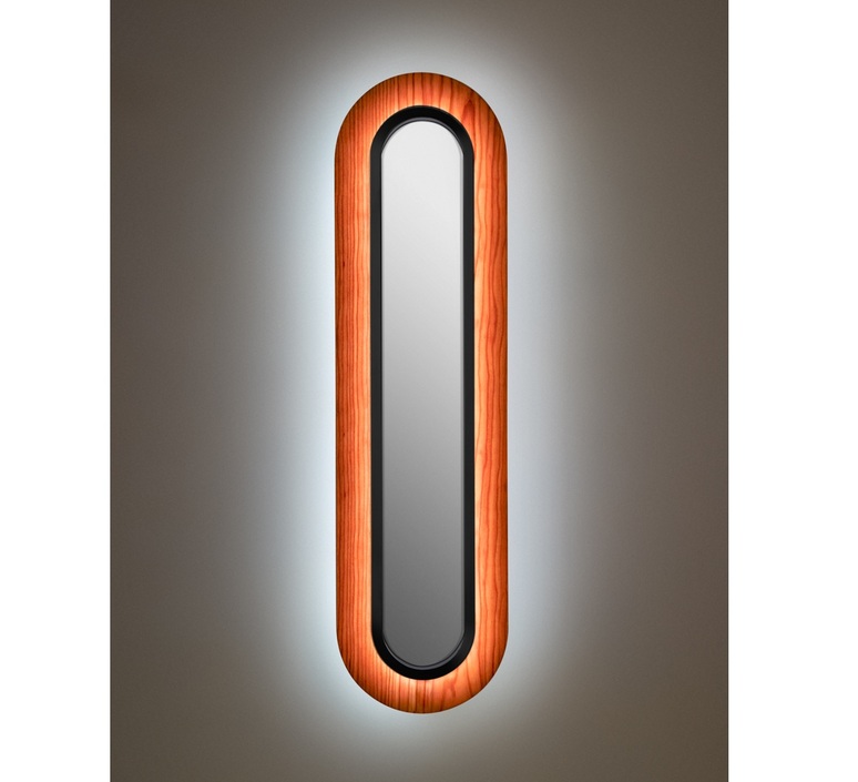 Lens superoval mut design applique murale wall light  lzf lens sov a bk led dim0 10v 21  design signed nedgis 98270 product