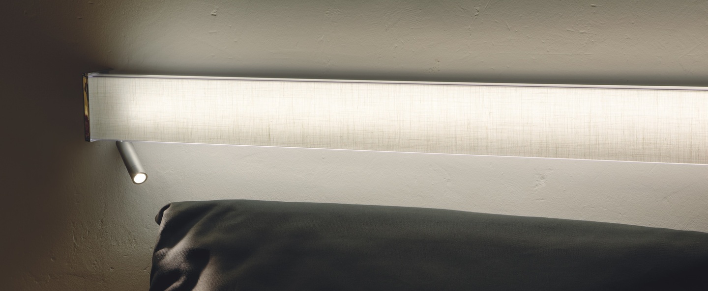 banner-image Applique murale liseuse ledtube aluminium avec grille led h17cm marset normal