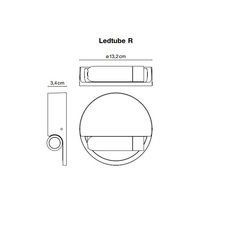 Ledtube r droite daniel lopez marset a622 030 luminaire lighting design signed 59478 thumb