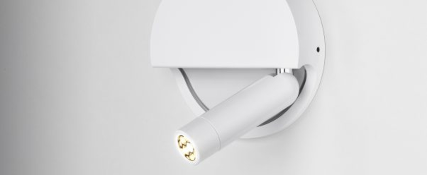 banner-image Applique murale liseuse ledtube r droite blanc avec grille led 2700k 115 5lm h13 2cm marset normal