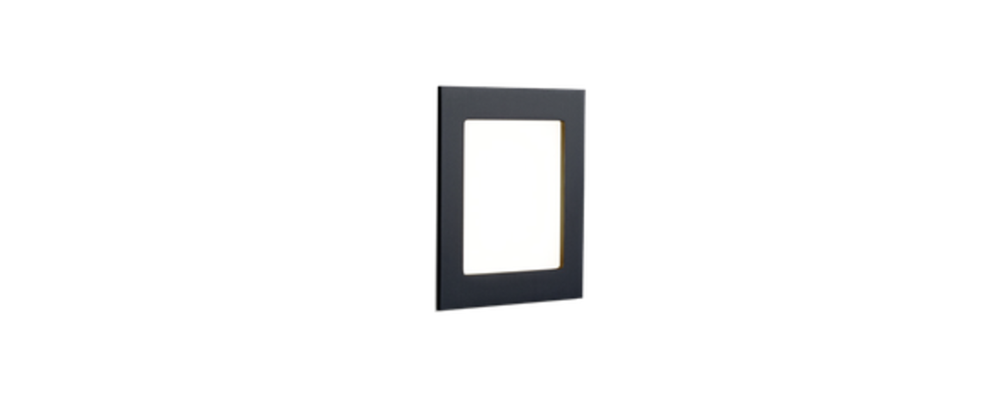 Applique murale lito 1 0 noir led l8cm h8cm wever ducre normal