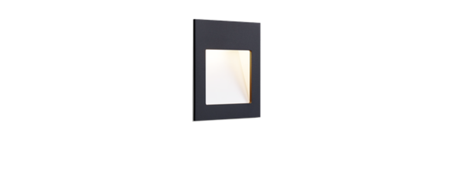 Applique murale lito 2 0 noir led l8cm h8cm wever ducre normal