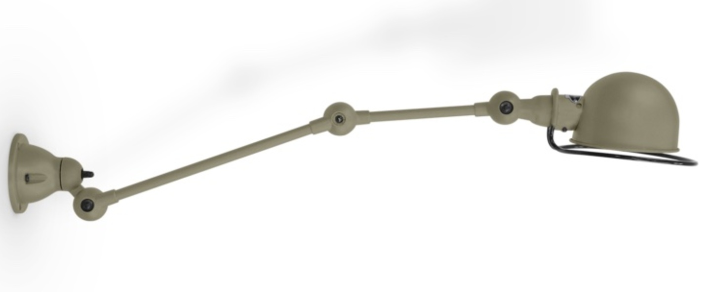 banner-image Applique murale loft d4251 2 bras avec interrupteur kaki mat l60cm h25cm jielde normal