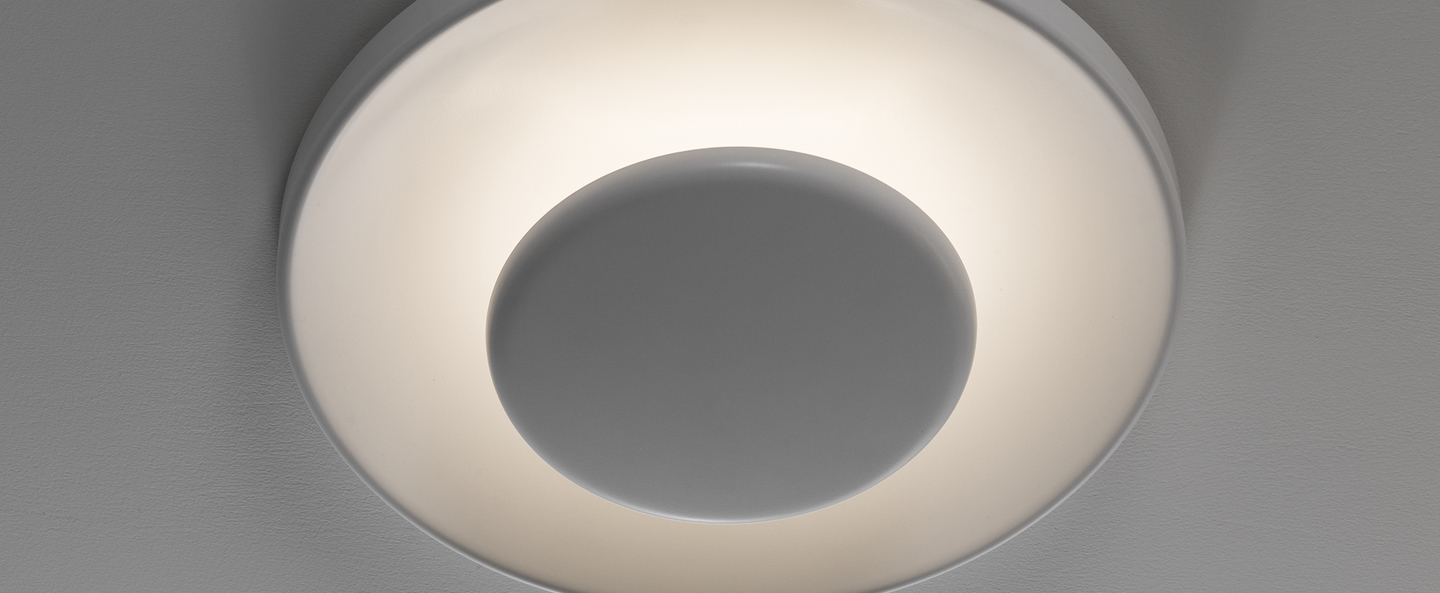 Applique murale lunanera blanc led o40cm hcm martinelli luce normal