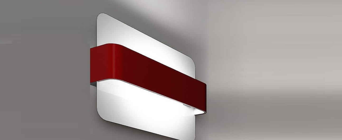 banner-image Applique murale manta rouge h28cm led zava normal