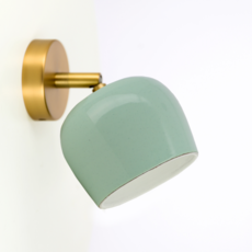 Marcel studio nexel applique murale wall light  nexel 000226 w1 bleu celadon laiton  design signed nedgis 158844 thumb