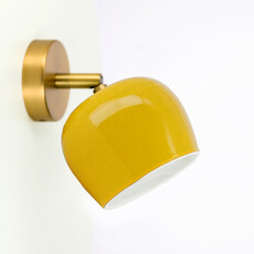 Marcel studio nexel applique murale wall light  nexel 000226 w1 moutarde laiton  design signed nedgis 158845 thumb