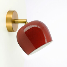 Marcel studio nexel applique murale wall light  nexel 000226 w1 rouge laiton  design signed nedgis 158842 thumb