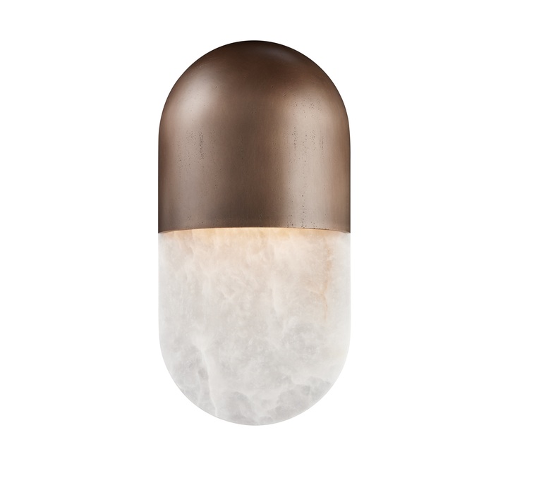 Martel 300 felix milory applique murale wall light  entrelacs  wlml300rc fnmb white veined  design signed nedgis 171674 product