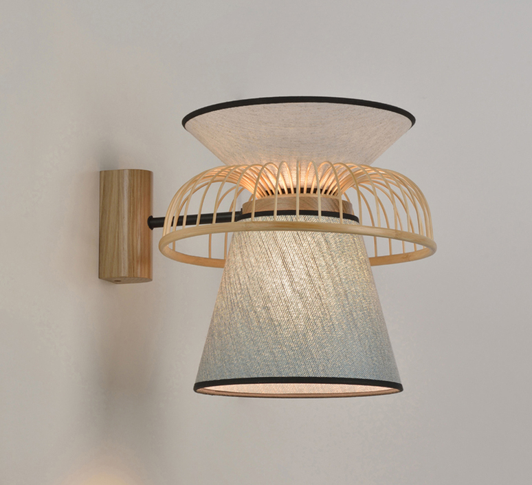 Wall light, MEKKO, blue, Ø37cm, H30cm - MARKET SET ...