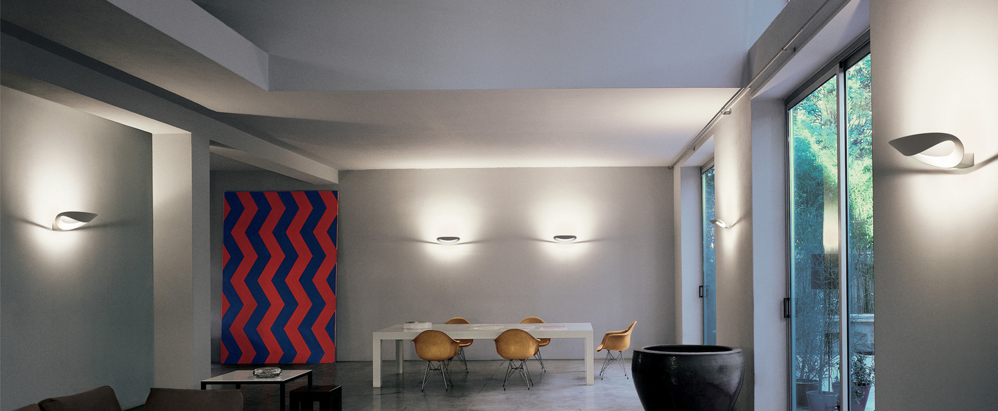 banner-image Applique murale mesmeri argent led 2700k 2450lm dimmable l34cm h7 9cm artemide normal