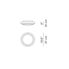 Metropoli d2027p1  applique murale  luceplan 1d2027p01020  design signed nedgis 203520 thumb