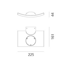 Microsurf neil poulton applique murale wall light  artemide 1646010a  design signed 60444 thumb