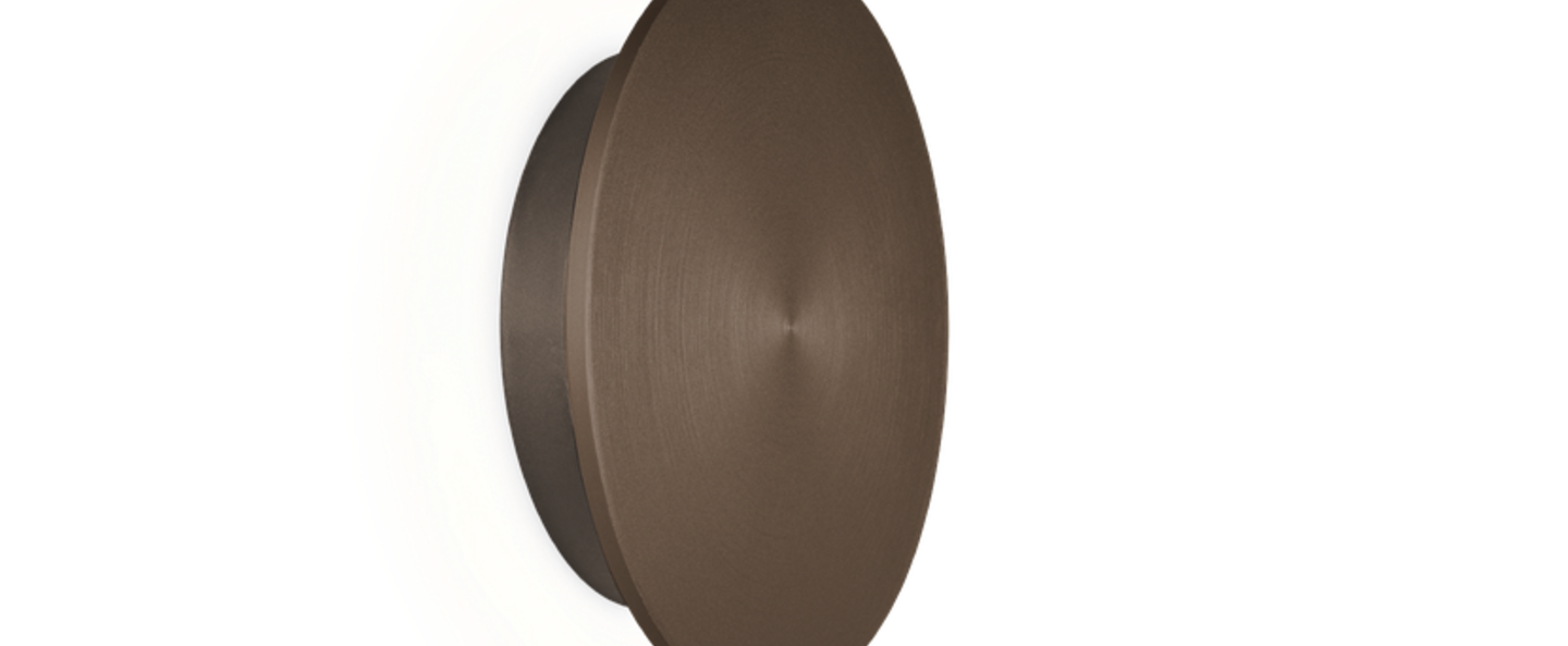 Applique murale miles 2 0 bronze led o19cm h3 7cm wever ducre normal