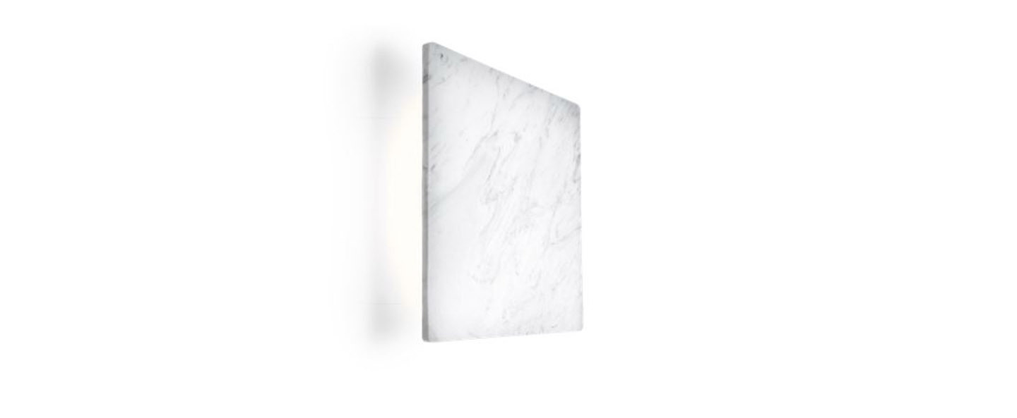 banner-image Applique murale miles 2 0 carre blanc marbre led 3000 430 l22cm h22cm wever ducre normal