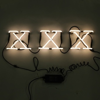 Wall Light Neon Art Xxx Transformateur Bright White H17cm Seletti Nedgis Lighting