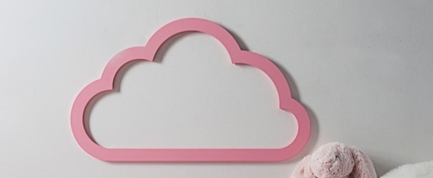 banner-image Applique murale nuage cloudy mood light rose led l43cm h26cm atelier pierre normal