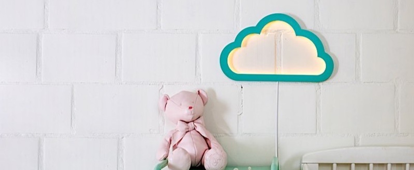 banner-image Applique murale nuage cloudy mood light vert led l43cm h26cm atelier pierre normal