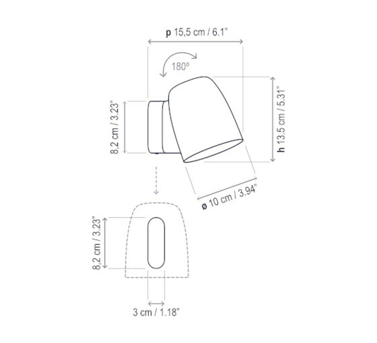 Nut a 01 outdoor estudi manel molina applique murale wall light  bover 19601034140  design signed nedgis 137539 product