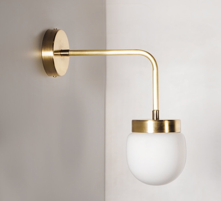 Nuvol arm  applique murale  contain nuv 111 brushed brass glossy glass  design signed nedgis 203548 product