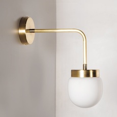 Nuvol arm  applique murale  contain nuv 111 brushed brass glossy glass  design signed nedgis 203548 thumb