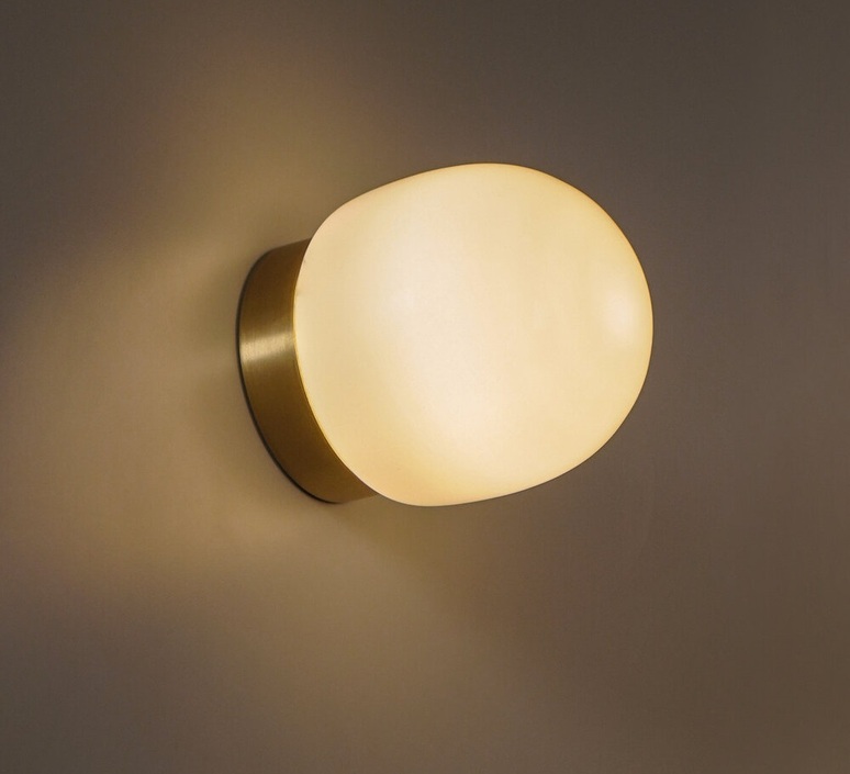 Nuvol simple wall studio contain applique murale wall light  contain nuv 110 brushed brass  design signed nedgis 170717 product